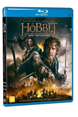 Blu-ray - O Hobbit - A Batalha dos Cinco Exércitos (DUPLO) - Peter Jackson - Martin Freeman - Ian McKellen - Orlando Bloom