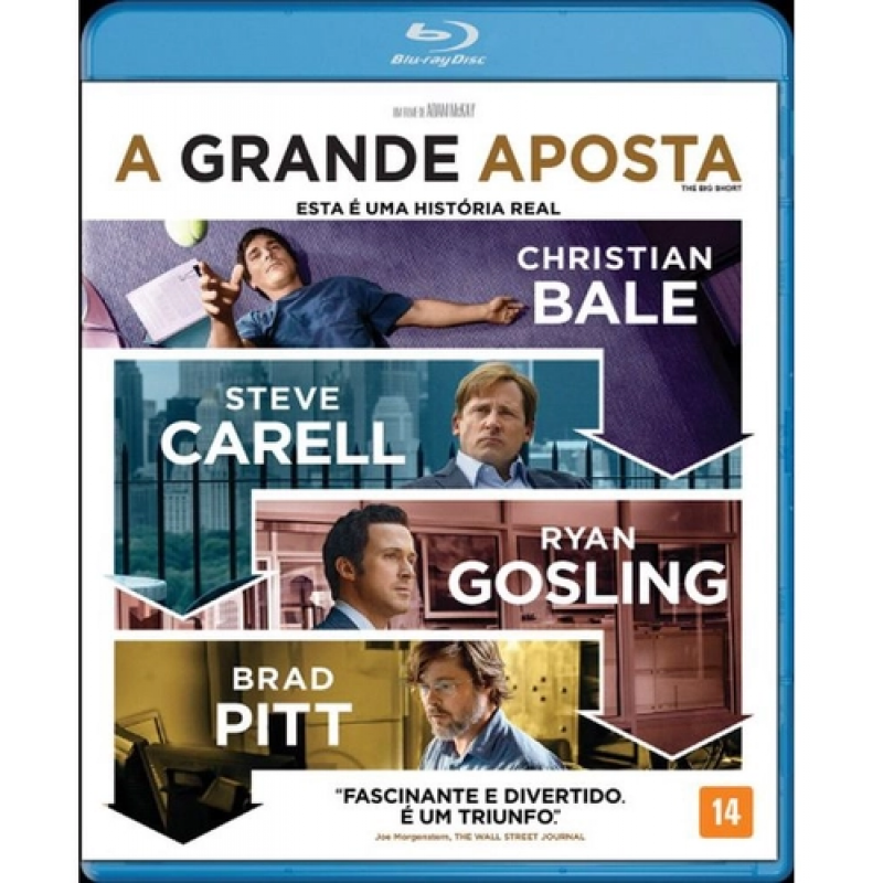 Blu-ray - A Grande Aposta (Christian Bale - Steve Carell - Ryan Gosling ...