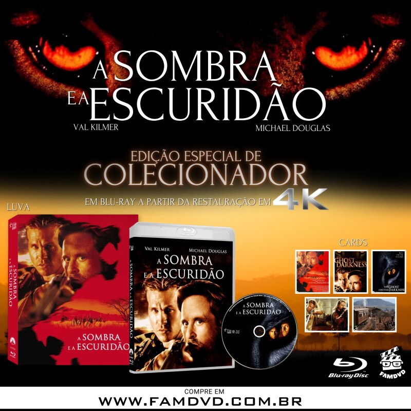 Blu-ray - A Sombra e a Escuridão - Edição de Colecionador (Exclusivo ...