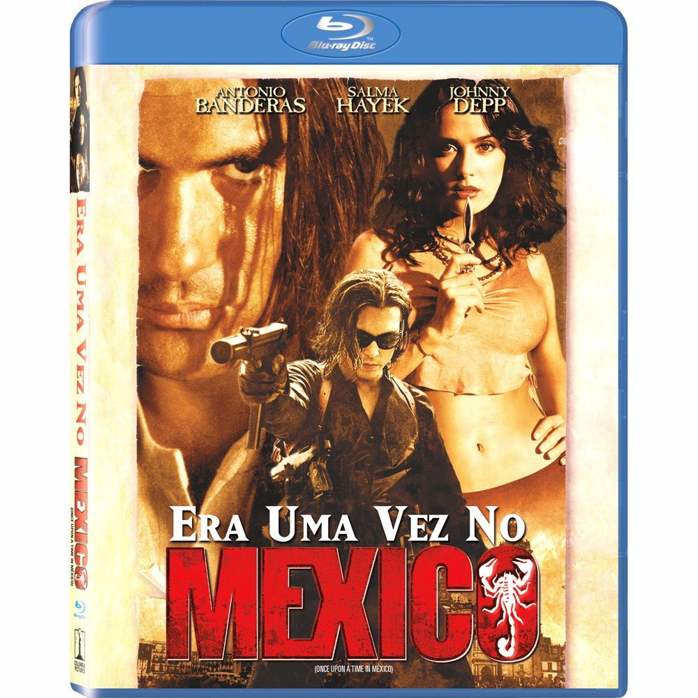 Blu-ray - Era Uma Vez no México (Johnny Depp - Antônio Banderas - Salma  Hayek)