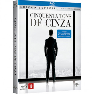 Blu-ray - Cinquenta Tons de Cinza - Edição Especial (Edição com luva, livreto e trilha sonora)