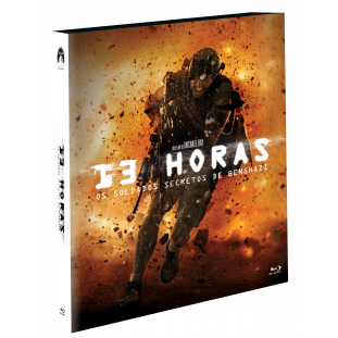 Blu-ray -  13 Horas - Os soldados Secretos de Benghazi - Edição de Colecionador com Luva - Duplo (Exclusivo)