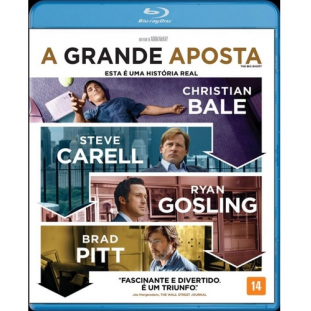 Blu-ray - A Grande Aposta (Christian Bale - Steve Carell - Ryan Gosling - Brad Pitt)