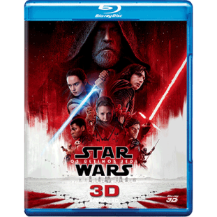 Blu-ray - Star Wars - Os Últimos Jedi - 3D (Somente 3D) - Daisy Ridley - Mark Hamill - Carrie Fisher - Benicio del Toro - Joseph Gordon-Levitt