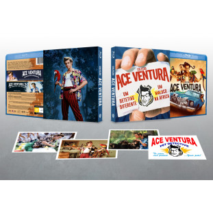 Blu-ray - Ace Ventura - Coleção Completa - Edição de Colecionador Limitada (Exclusivo) - Jim Carrey
