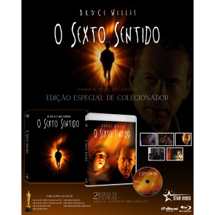Blu-ray - O Sexto Sentido - Edição de Colecionador (Bruce Willis) - Exclusivo