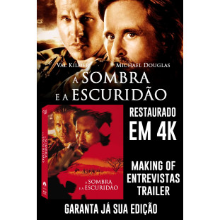 Blu-ray - A Sombra e a Escuridão - Edição de Colecionador (Exclusivo) - Val Kilmer - Michael Douglas