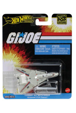 Hot Wheels Premium - Pop Culture - G.I. Joe (HXD63 - JBL77) - Combat Jet Skystriker (Grumman F14 Tomcat)