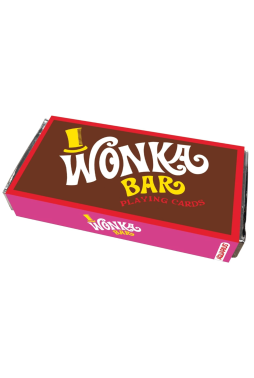 Baralho Premium Willy Wonka (Edição Barra de Chocolate) - A Fantástica Fábrica de Chocolate