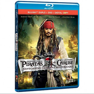 Blu-ray - Piratas do Caribe - Navegando em Águas Misteriosas - Edição com 3 discos (Johnny Depp - Penelope Cruz) 