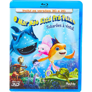 Blu-ray - O Mar Não Está Prá Peixe - Tubarões à Vista (3D + 2D)