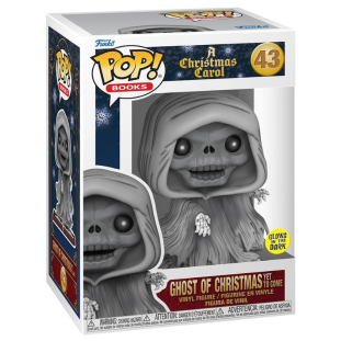 Funko Pop! Books - A Chrístmas Carol 43 - Ghost Of Christmas Yet To Comet - O Fantasma do Natal Futuro (Brilha no Escuro)
