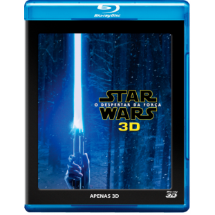 Blu-ray - Star Wars - O Despertar da Força 3D (Daisy Ridley - Harrison Ford - Adam Driver - Carrie Fisher - Mark Hamill - John Boyega)