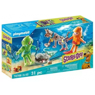 Playmobil - Scooby-Doo! Aventura Com Fantasma Mergulhador (70708)