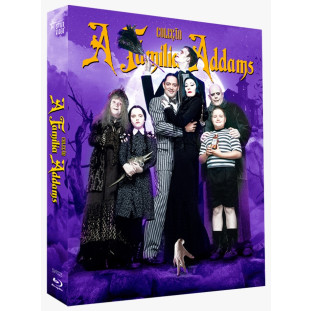Blu-ray - A Família Addams - Coleção Completa -  Edição de Colecionador (Raúl Julia - Anjeica Huston - Christina Ricci - Christopher Lloyd)