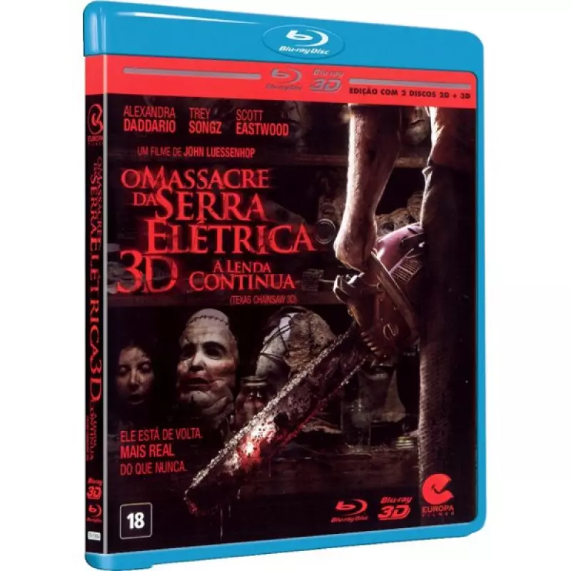 Blu-ray - O Massacre da Serra Elétrica - A Lenda Continua (3D + 2D