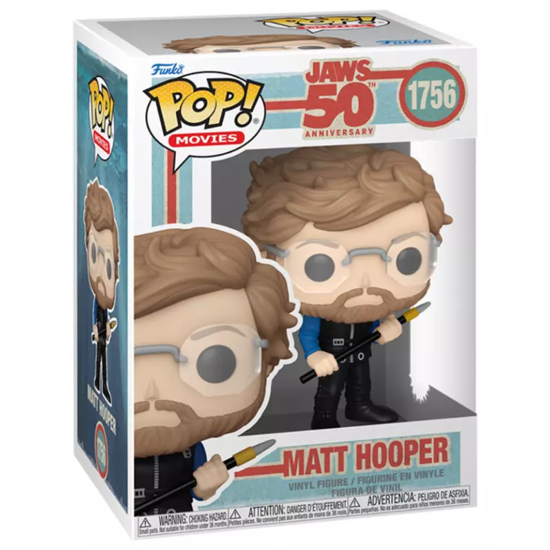 Funko Pop! Movies Tubarão 50º Aniversário 1756 - Matt Hooper