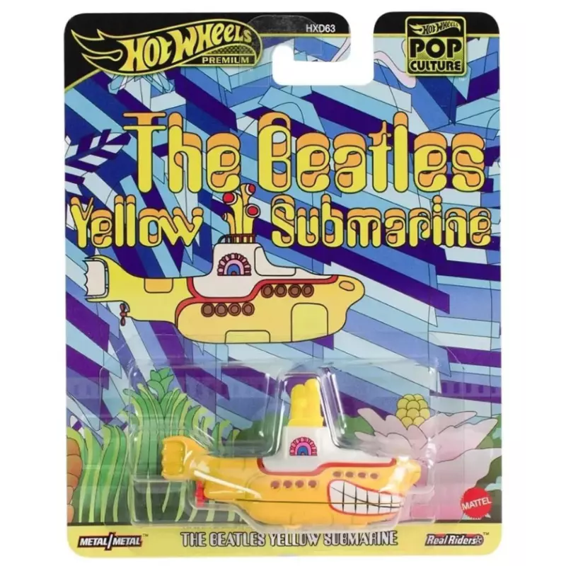 Hot Wheels Premium - Pop Culture - The Beatles - Yellow Submarine