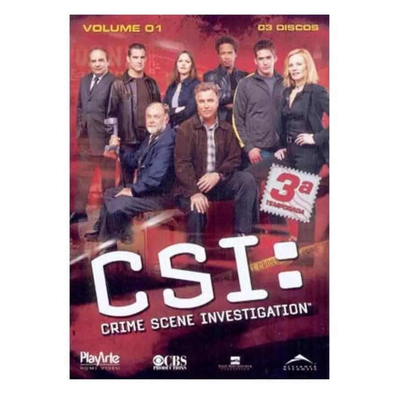 DVD - CSI - Crime Scene Investigation - 3ª Temporada Completa