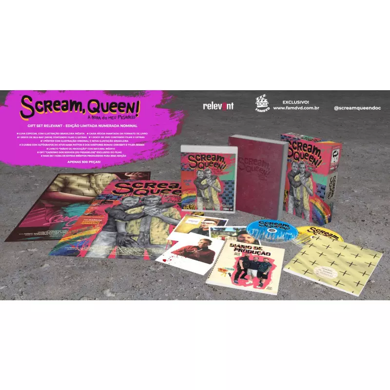 Blu-ray DVD Scream, Queen! A Hora do Meu Pesadelo GIFTSET