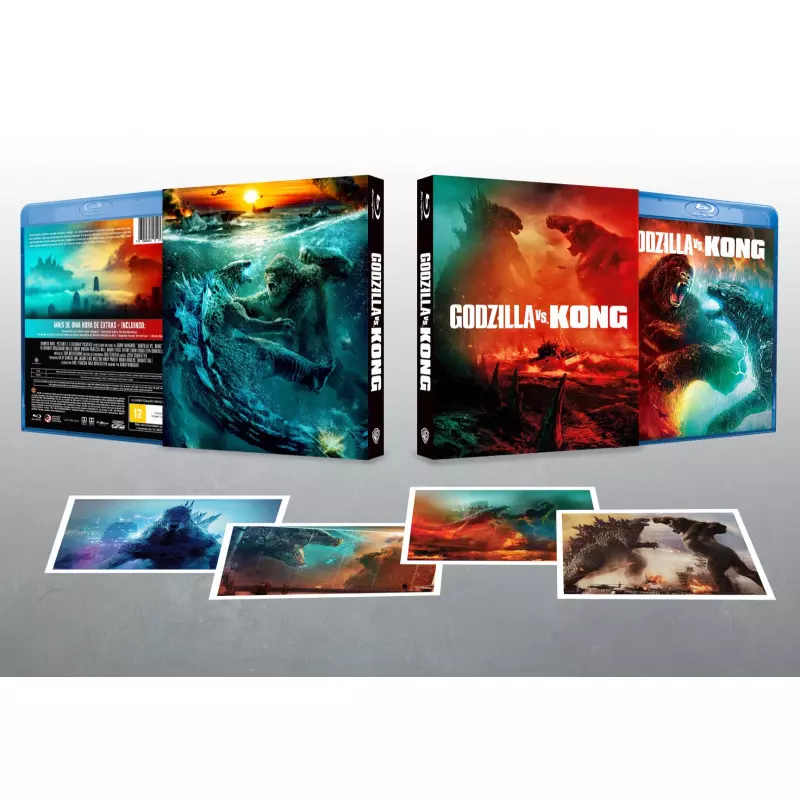 Blu-ray - Godzilla Vs. Kong - Edição de Colecionador Limitada