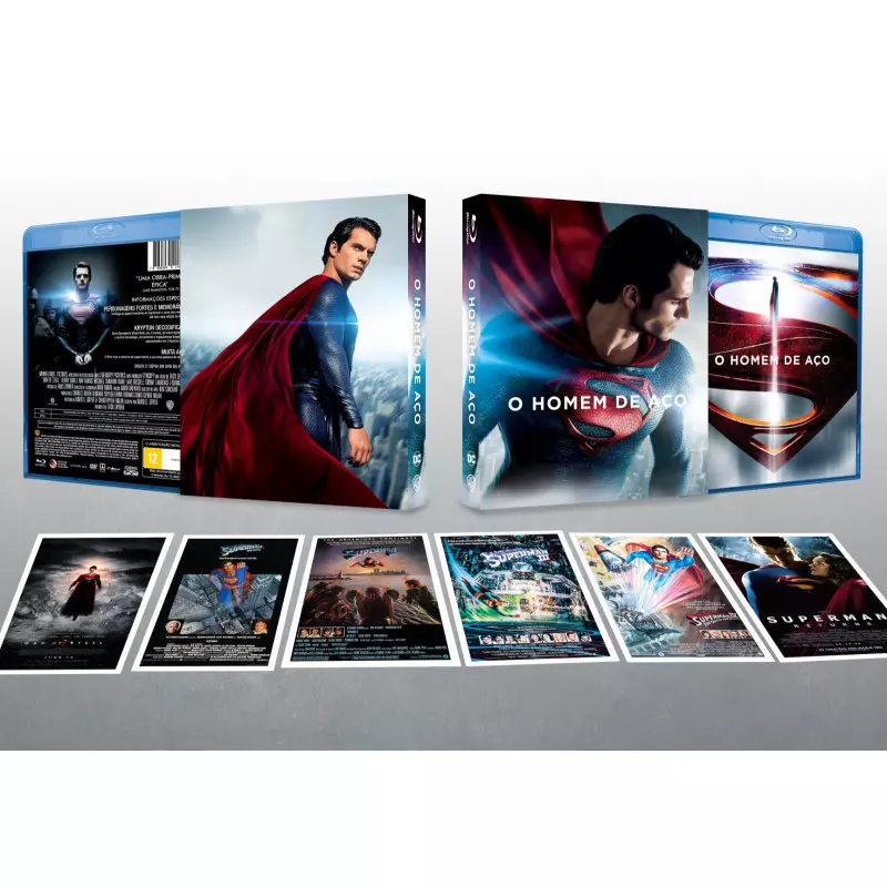 Blu-ray + DVD - O Homem de Aço - Edição de Colecionador Limitada