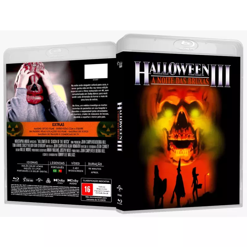 Blu-ray - Halloween 3 - A Noite das Bruxas - Edição de