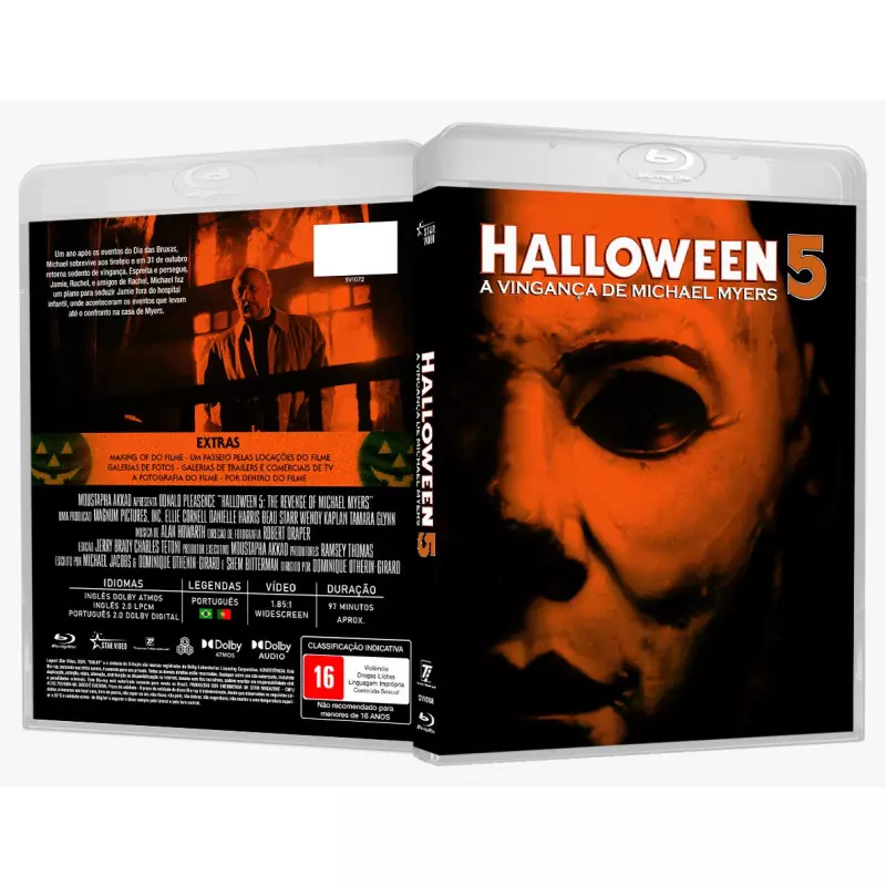 Blu-ray - Halloween 5 - A Vingança de Michael Myers - Edição de