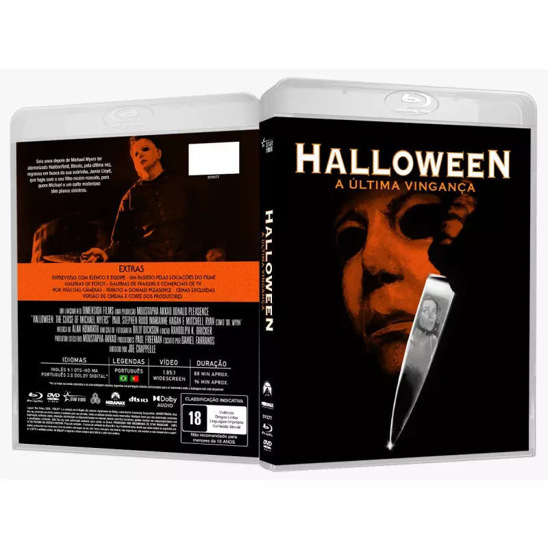 Blu-ray - Halloween 6 - A Última Vingança - Edição de Colecionador