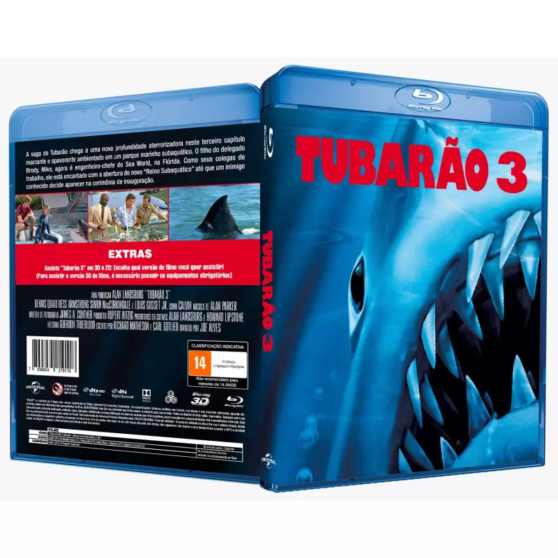 Blu-ray - Tubarão 3 - Edição de Colecionador (Exclusivo) - Dennis
