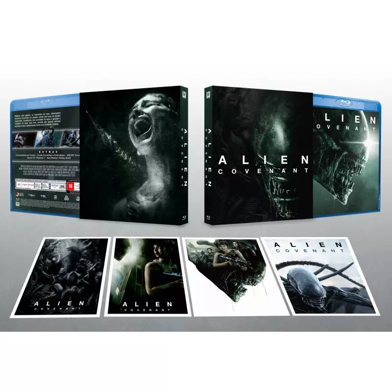 Blu-ray - Alien - Covenant - Edição de Colecionador - Exclusivo