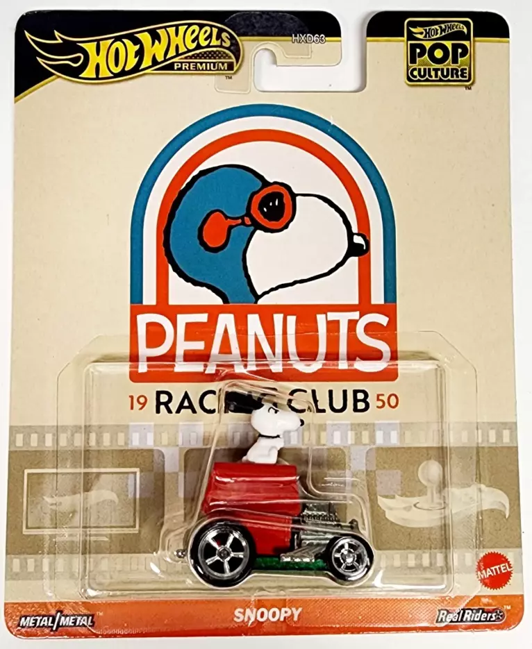 Hot Wheels Premium - Pop Culture HXD63 - JBL84 - Peanuts - Snoopy