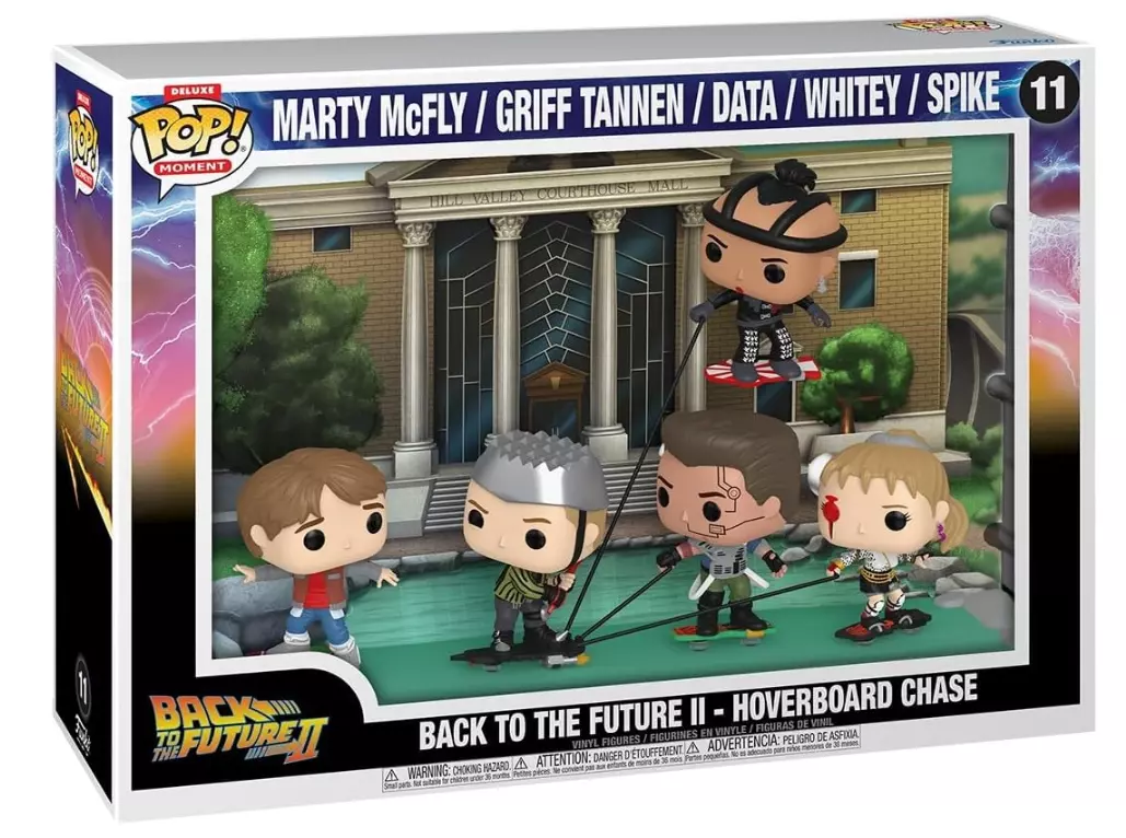 Funko POP! Back to the Future 2体セット Funko Pop! Deluxe - Moment - De Volta Para o Futuro 2 - Hoverboard