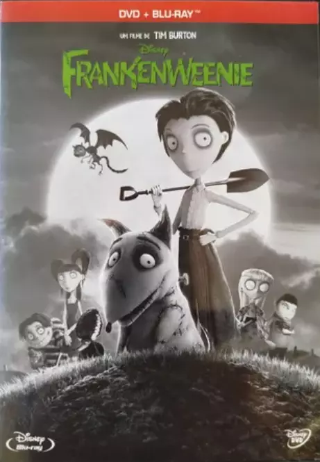 Blu-ray + DVD - Frankenweenie (Tim Burton)