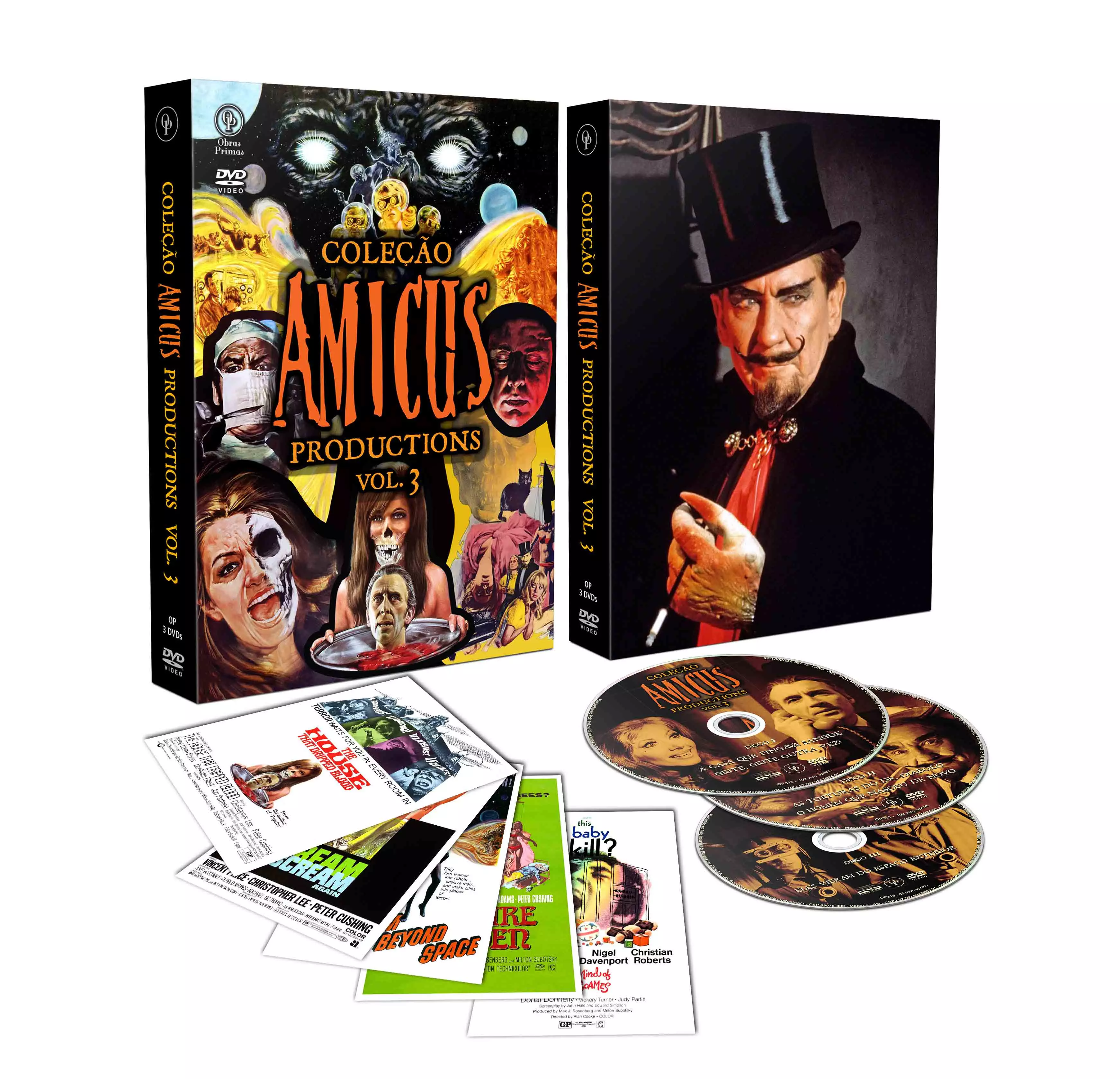 Coleção Amicus Productions Vol. 03 [Digistak com 3 DVD'S]