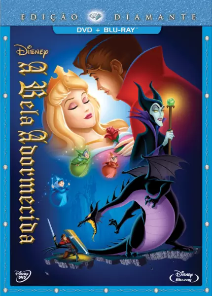 Blu-ray + DVD - A Bela Adormecida - Edição Diamante (DUPLO com luva)