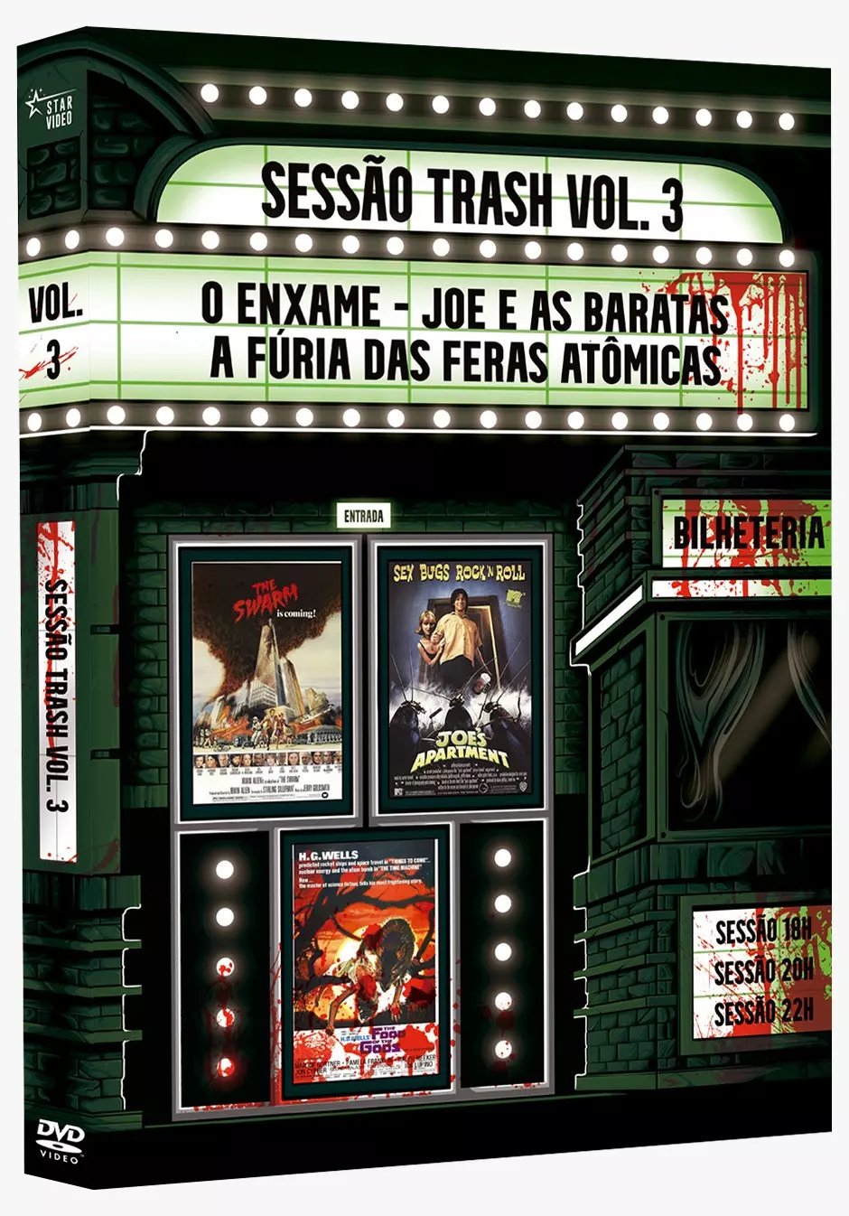 Sessão Trash - Volume 3 - O Enxame + Joe e as Baratas + A Fúria