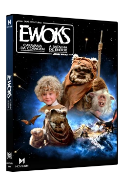 DVD - Star Wars - Ewoks - Coleção Completa (2 Filmes) - Caravana da Coragem - A Batalha de Endor