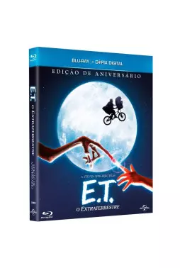 Blu-ray - E.T. - O Extraterrestre - Edição de Aniversário (DUPLO com Cards) - Steven Spielberg - Drew Barrymore - Henry Thomas