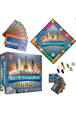 Jogo - Banco Imobiliário Mundo (Estrela)