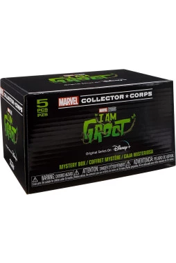 Funko Marvel Collector Corp - I Am Groot Disney+ (2 Funkos + Camiseta + Botton + Adesivo)