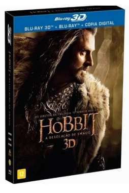 Blu-ray - O Hobbit - A Desolação de Smaug -  (Luva Lenticular - 4 discos) 