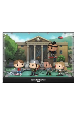 Funko Pop! Deluxe - Moment - De Volta Para o Futuro 2 - Hoverboard Chase 11 (Marty McFly - Griff Tannen - Data - Whitey - Spike)