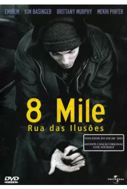 DVD - 8 Mile - Rua das Ilusões (Emimem + Kim Basinger - Brittany Murphy)