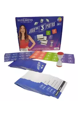 Jogo - Programa Silvio Santos - Jogo das 3 Pistas