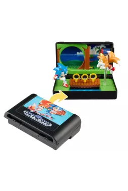 Memorabilia - Sega Genesis - Sonic The Hedgehog 2 - Emerald Hill Zone Diorama