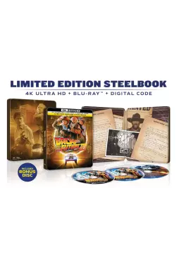 Blu-ray 4k Steelbook - De Volta Para o Futuro 3 - Limited Edition
