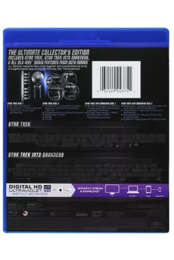 Blu-ray - Star Trek - The Compendium (Star Trek + Star Trek Além da Escuridão) - 4 Discos - 2 Filmes - 2 Extras