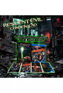 Blu-ray - Resident Evil - Condenação - Edição de Colecionador Limitada (Exclusivo)