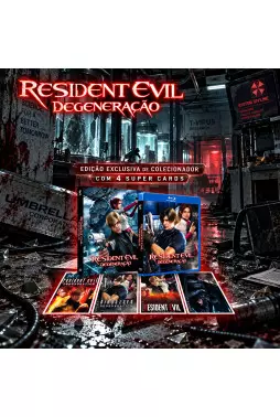 Blu-ray - Resident Evil - Degeneração - Edição de Colecionador Limitada (Exclusivo)